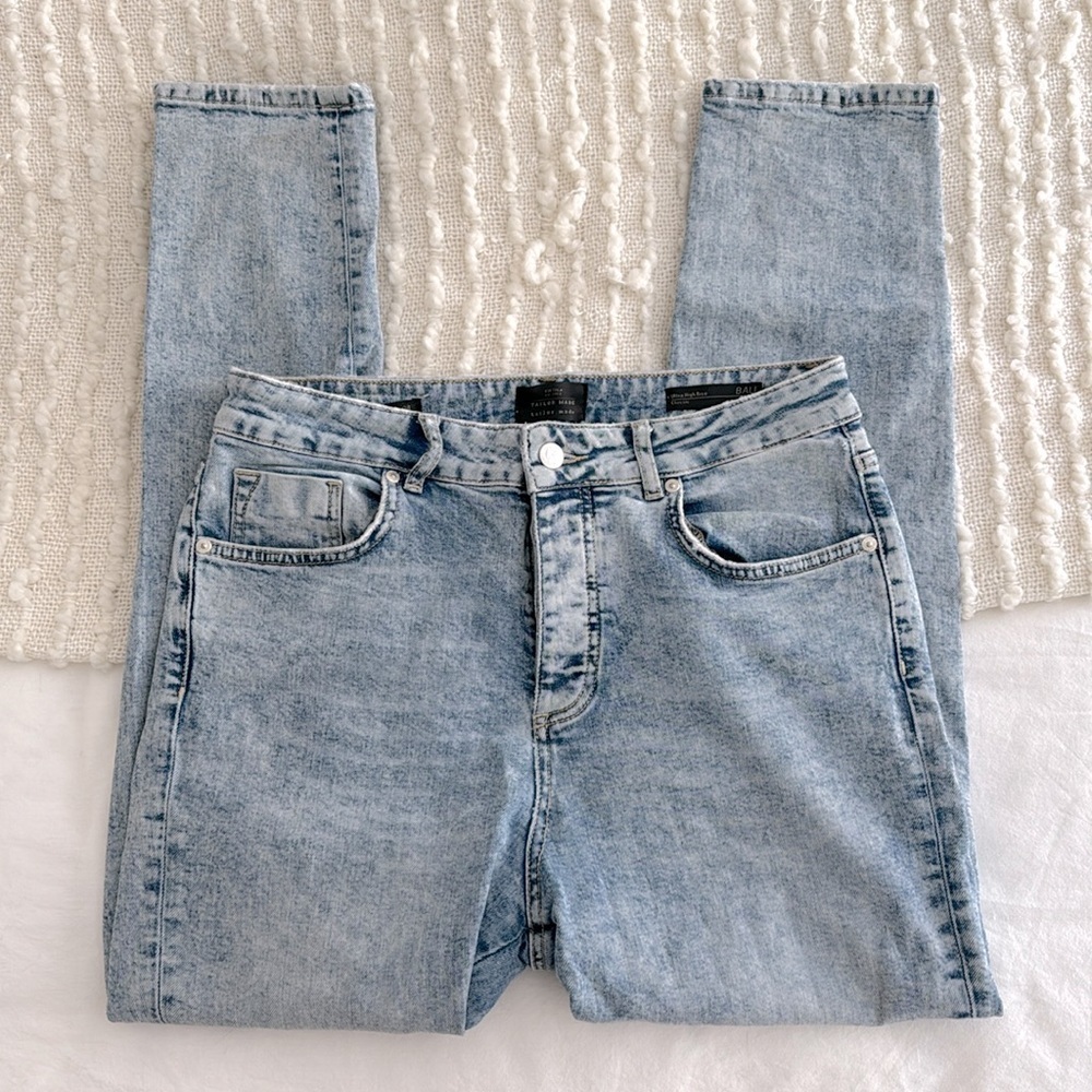 TAILOR MADE Ultra High Rise Classic Straight Bali Jeans | Size 28